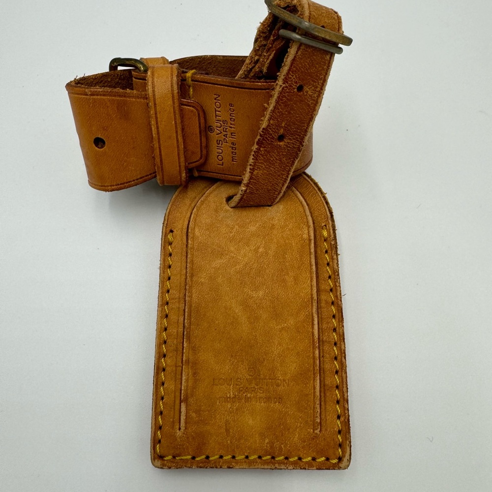 Authentic Louis Vuitton Luggage Tag